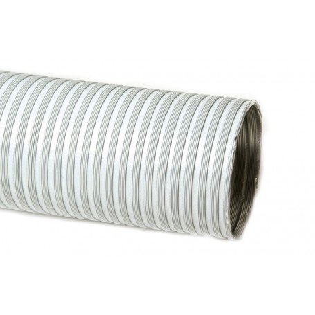 Tubo flessibile in alluminio bianco estensibile da 0,85 a 3 ml da 160