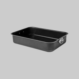 LASAGNERA CON ANELLO BLACK LINE cm 30x24.5x6h Pentole Teglie