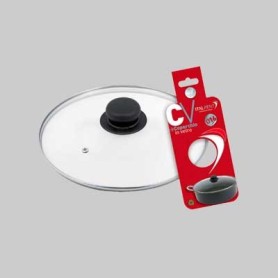 COPERCHIO IN VETRO CON POMOLO Ø 16 cm Pentole Teglie