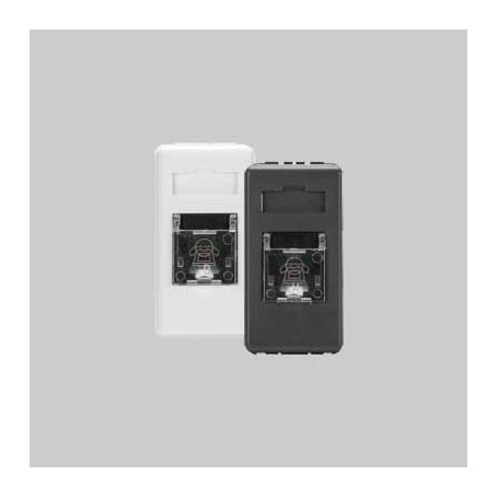 PRESA TELEFONICA RJ11 SYSTEM Nero Interruttori Placche Gewiss