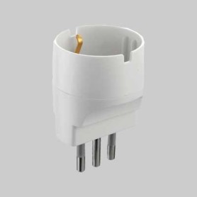 ADATTATORE SEMPLICE SCHUKO 16A 2P+T presa 10A 2P+T Prese Spine Prolunghe