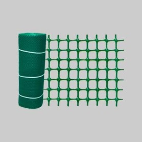 RETE DI PROTEZIONE QUADRA mt 1.0x50 colore bianco Rete Siepi (Rotolo 1)