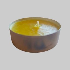 KIT MINI CANDELE ALLA CITRONELLA Ø cm 3.6x1.7h confezione 25 pezzi