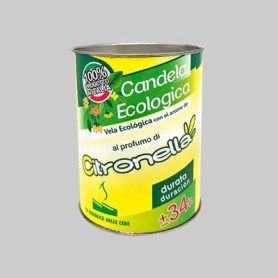 CANDELE ALLA CITRONELLA ECO Ø cm 6x8h Fiaccole Candele