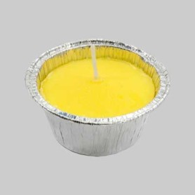 CANDELA ALLA CITRONELLA Ø cm 8.5x4h confezione 2 pezzi Fiaccole Candele