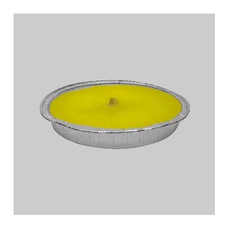 FIACCOLA ALLA CITRONELLA IN STAGNOLA Ø cm 14x2h Fiaccole Candele