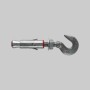 ANCORANTE CON GANCIO SLM SLM 12G Ø 20x75 mm vite M12x92 mm (Pz.10)