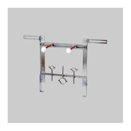 SUPPORTO AD INCASSO PER LAVABI SOSPESI STL 2 380x384 mm Fissaggio Fischer