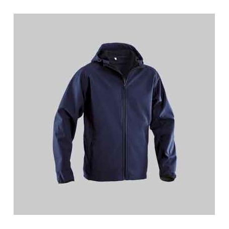 GIUBBINO SOFT SHELL WAVE BLU Tg M (48-50) Abbigliamento Lavoro Invernale