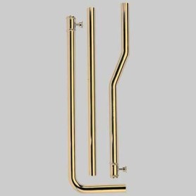 TUBO ESTERNO IN OTTONE PER CASSETTA ALTA FINITURA BRONZATO Cm 180 Dm 30