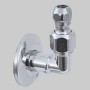 SQUADRETTA SNODABILE 90° 1/2 x 10 Curvette Sottolavabo (Pz.2)