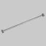 TUBETTO RAME CROMATO CON 2 FLANGE 1/2 FEMMINA Ø 10 cm 100