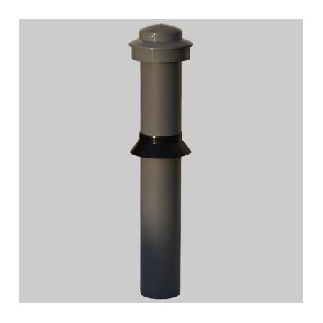 TORRETTA DI VENTILAZIONE IN PP GRIGIO Ø 50 Tubi Raccordi Pp Grigio