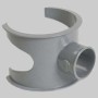 SELLA Ø 100 Deriv.40 Tubi Raccordi Pvc Me Nicoll