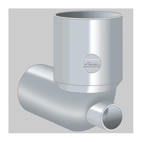 CURVA WC CON ATTACCO FRONTALE Ø 100 50 Tubi Raccordi Pvc Me Nicoll