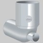 CURVA WC CON ATTACCO FRONTALE Ø 100 50 Tubi Raccordi Pvc Me Nicoll