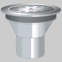 TAPPO CON GRIGLIA Ø 100 Tubi Raccordi Pvc Me Nicoll