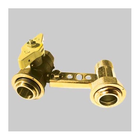 MENSOLA CON RUBINETTO PER CONTATORE GAS 1' 1/4 x 3/4 Contatore Gas Accessori